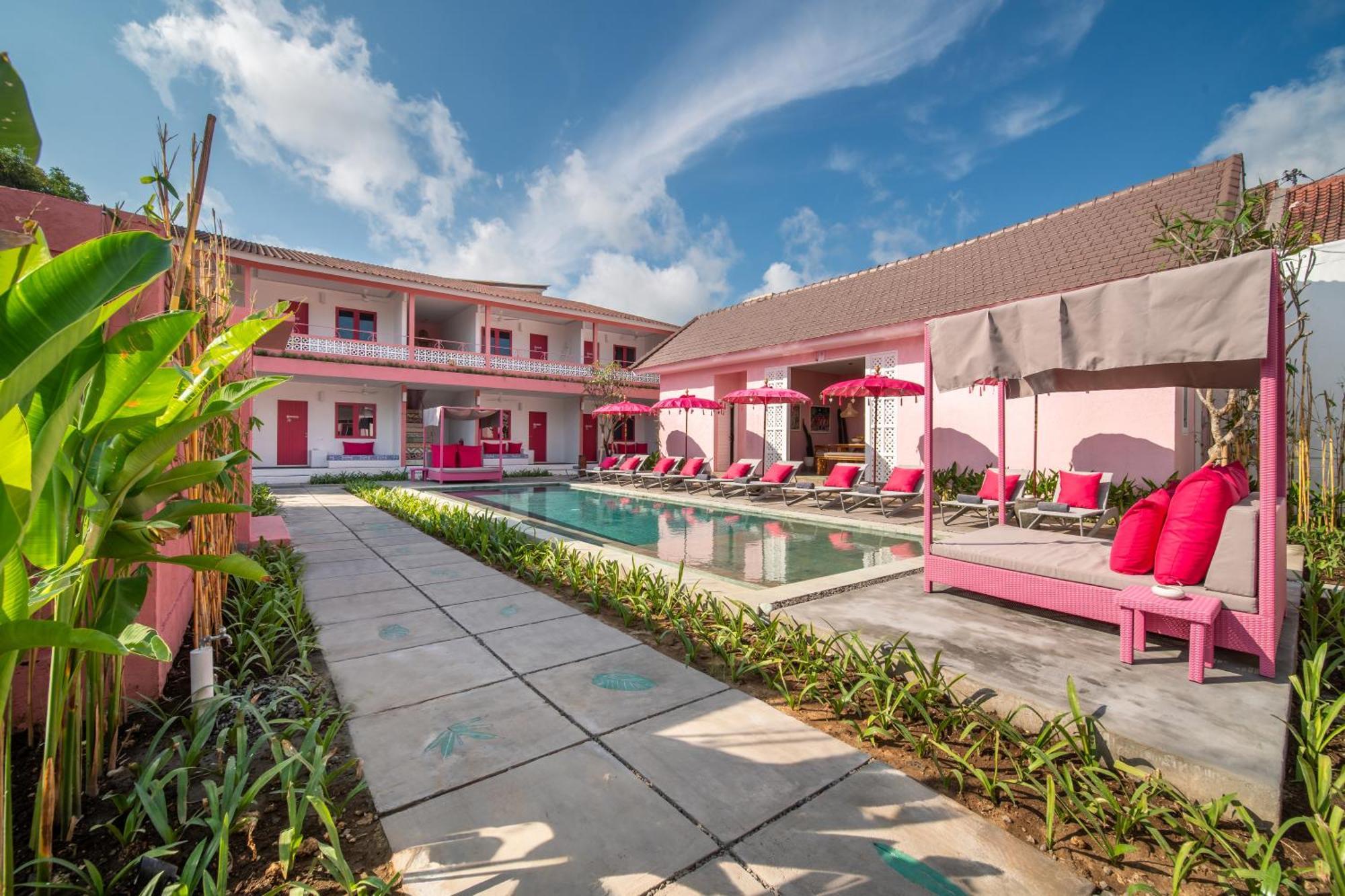 Pinkprivate Balangan - For Cool Adults Only Bed and Breakfast Jimbaran Eksteriør billede